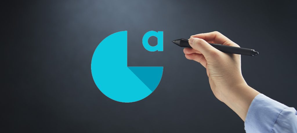 Logo Acomba avec une main qui tient un stylet