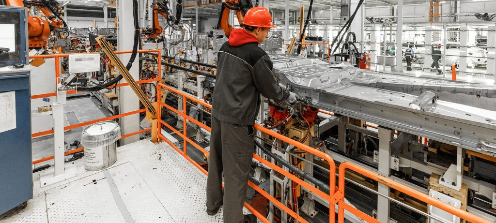 Dans une usine